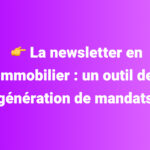 newsletter en immobilier