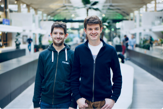 Pierrick Thébault et Geoffrey Kazmierczak