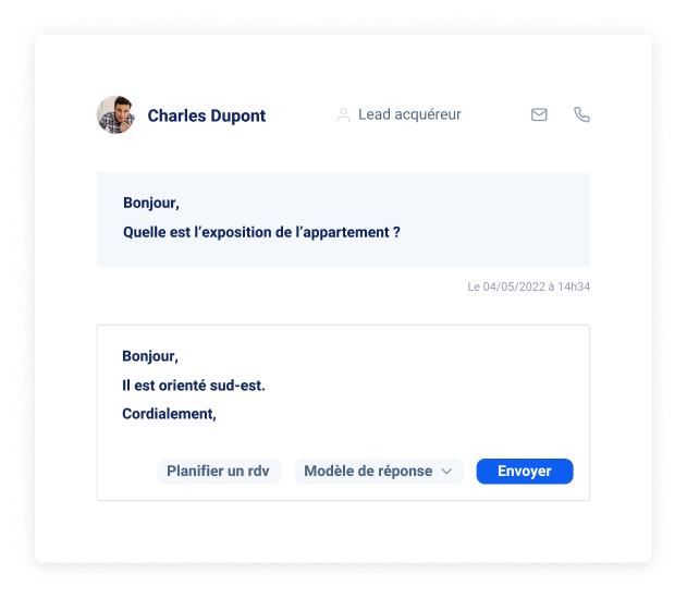 Echangez avec vos clients