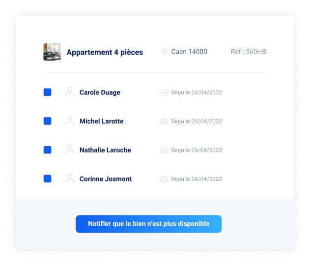 Relancez et notifiez vos contacts en 1 clic